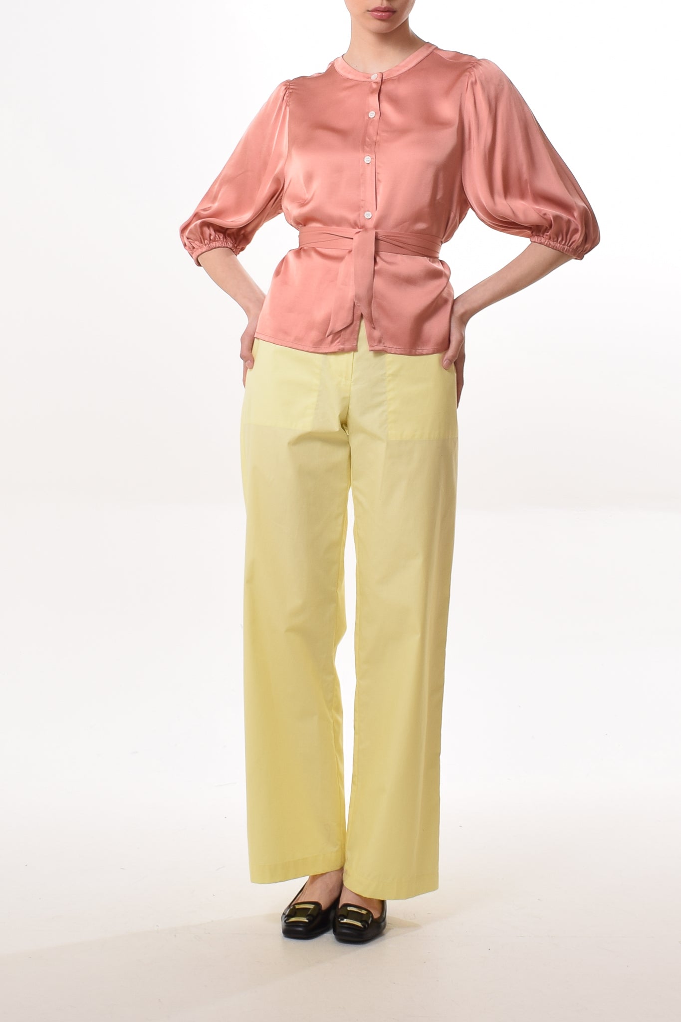 Mesa trousers in Yellow (cotton)